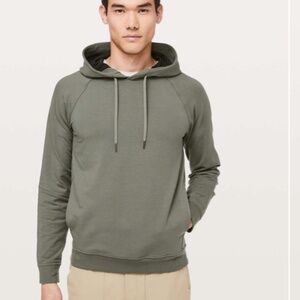Mens Lululemon City Sweat Pullover Hoodie Grey Sage Size M